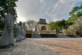 The tomb area. Tomb of Tu Duc. Hue. Vietnam Royalty Free Stock Photo
